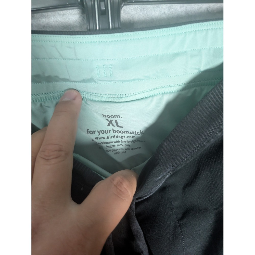 Birddogs Joggers Mens XL‎ Black Drawstring Performance Pants Gorpcore Athleisure - Picture 7 of 12